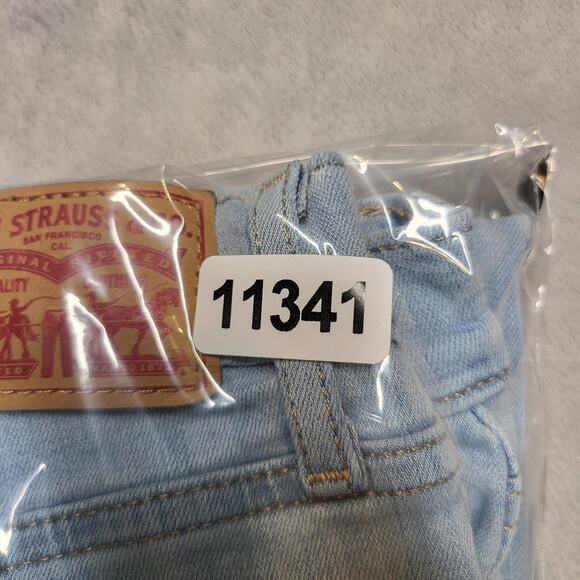 Levis 724 Jeans Womens 30 High Rise Straight Distressed Hem Denim Pants - Picture 9 of 9